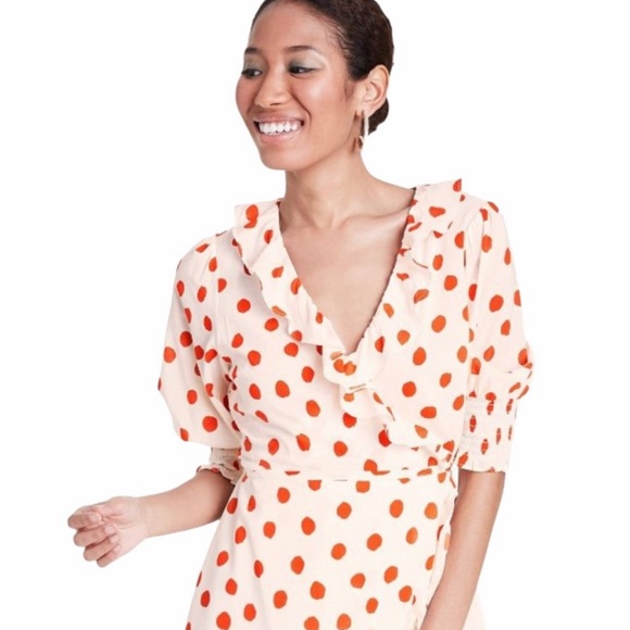 RIXO for Target polka mini wrap dot dress size S XS or XXS - Picture 4 of 13